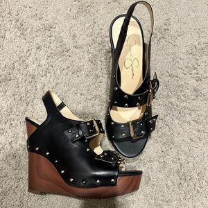 Jessica Simpson Studded Wedges